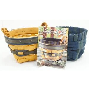Longaberger 1998 Collectors Club Thyme‎ Booking Basket 19224 Fabric Liner Flyer